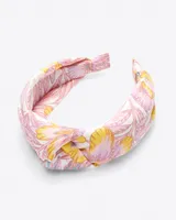 Knot Headband in Lily Floral