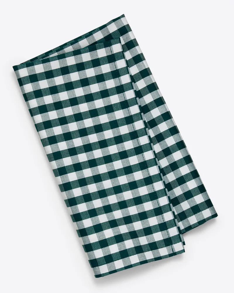 Napkins in Evergreen Gingham (Set of 4)