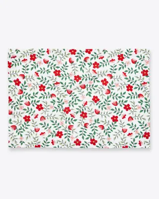 Placemats in Strawberry Field, set of 4