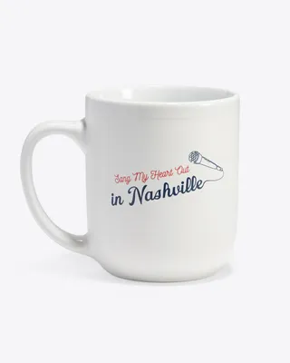 Sang My Heart Out in Nashville Mug