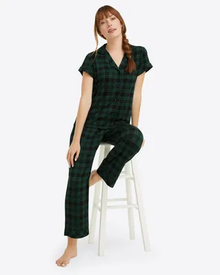 Linda Pajama Set Blackwatch Plaid