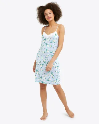 Tanya Nightgown Draper Blue Gingham Magnolia