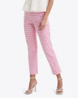 Elle Pants Windowpane Plaid