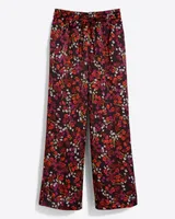 Pull On Pants Ribbon Floral