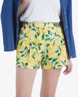 Pleated Short Lemon Blossom