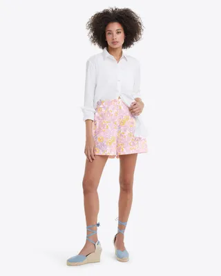 Woven Pull On Shorts Lily Floral