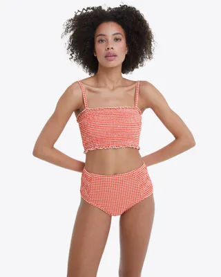 Beach Riot Bowie Top Gingham KACTTF - Free Shipping at Largo Drive