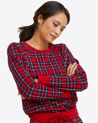 Natalie Sweatshirt Angie Plaid