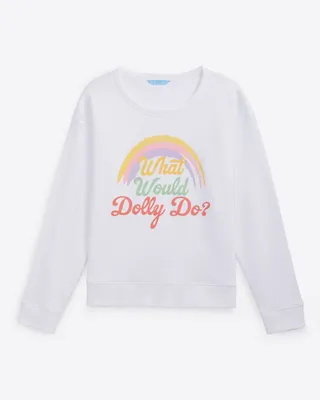What Would Dolly Do Rainbow Sweatshirt