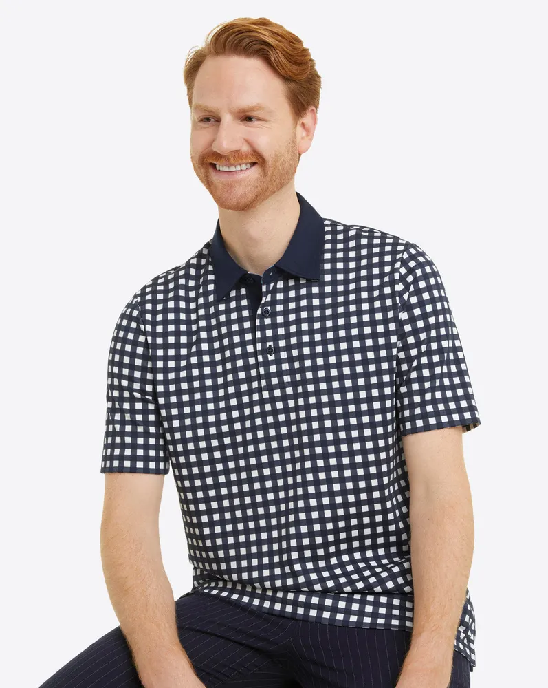 DJ x Lands' End Men's Short Sleeve Polo Shirt