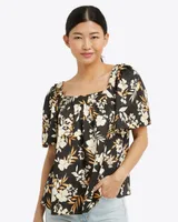 Maren Top Midnight Magnolia