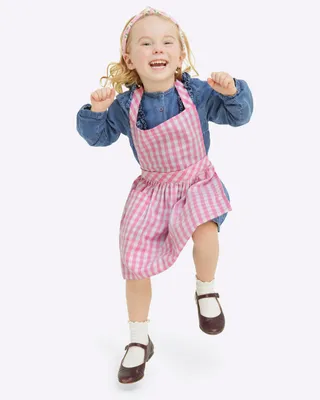 Kid's Apron in Gingham