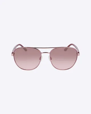 Caroline Sunglasses in Rose Gold