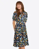 Nanci Knit Dress Spring Blooms