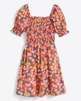 Cam Smocked Dress Orange Blossom