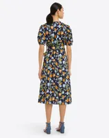 Miranda Wrap Dress Spring Blooms