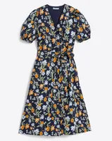 Miranda Wrap Dress Spring Blooms