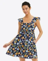 Maddie Babydoll Dress Spring Blooms