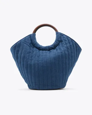 Paige Tote Bag in Chambray