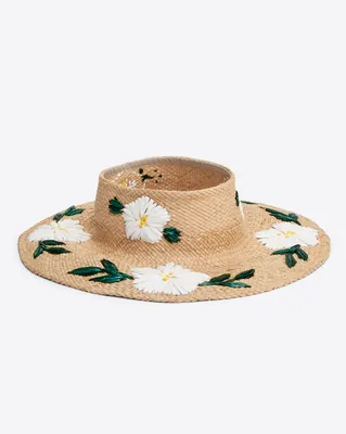 Fleur Straw Sun Hat