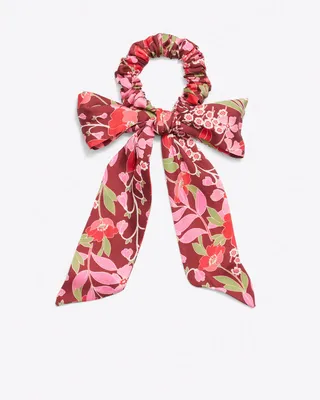 Scarf Scrunchie in Flowering Vine