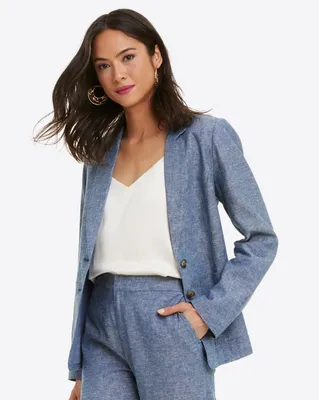 Chambray Blazer