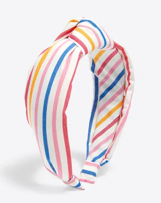 Knot Headband in Multi Stripe