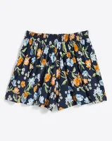 Pull On Shorts Spring Blooms