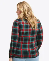 Knit Turtleneck Georgia Plaid