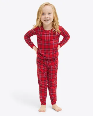 Kid's Hillary Pajama Set Elle Plaid