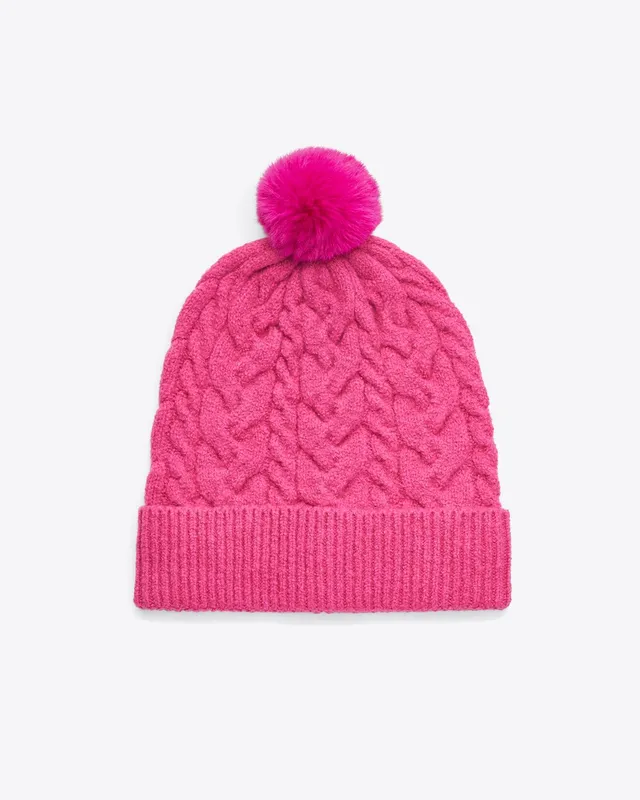 Free People Chalet Fairisle Pom Beanie