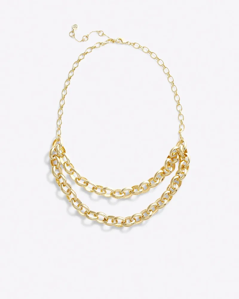 Chain Link Layered Necklace