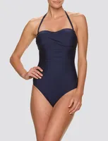 Helen Jon x Draper James Twist Bandeau One-Piece