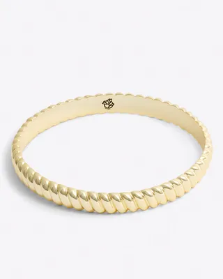 Croissant Bangle Bracelet