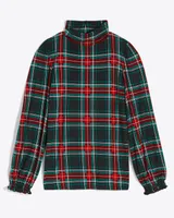 Knit Turtleneck Georgia Plaid