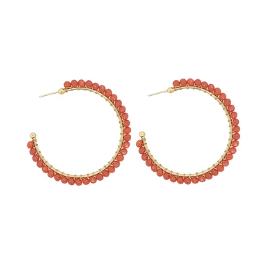 CORAL EARRINGS