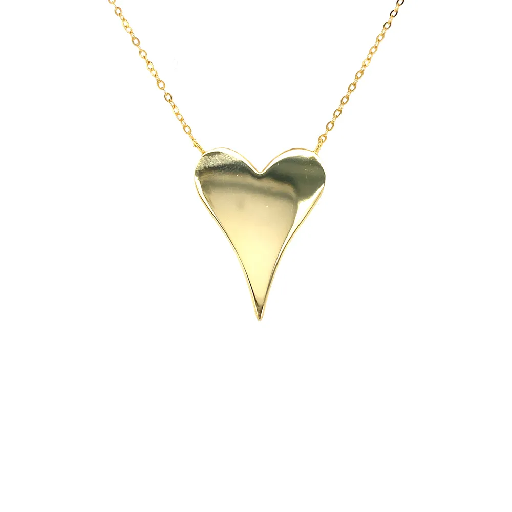 SOLID HEART NECKLACE