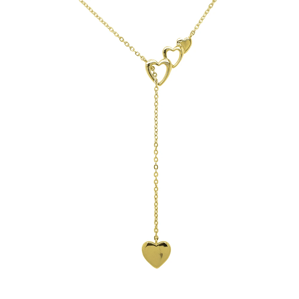 CORAZONES DROP NECKLACE