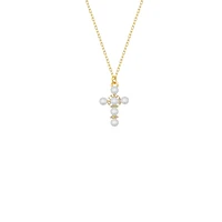 RELIPEARL CROSS NECKLACE