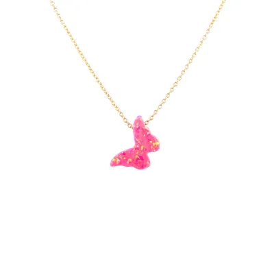 BUTTERFLY OPALO NECKLACE