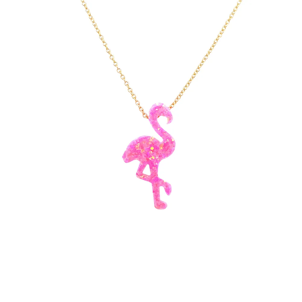 FLAMINGO OPALO NECKLACE