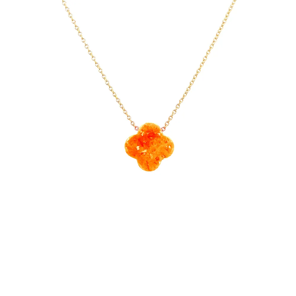 FLOWER OPALO NECKLACE