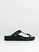 WOMENS BIRKENSTOCK GIZEH EVA BLACK SANDALS - REGULAR