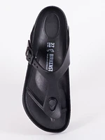 WOMENS BIRKENSTOCK GIZEH EVA BLACK SANDALS - REGULAR