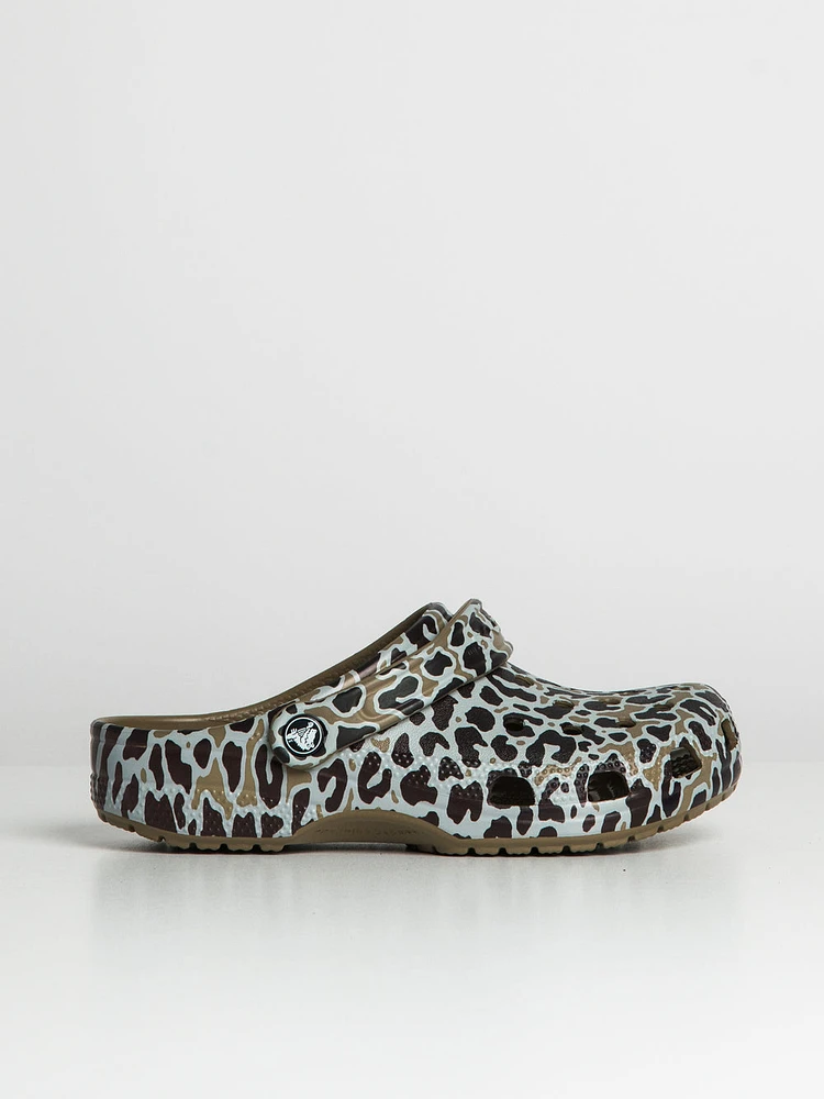 WOMENS CROCS CLASSIC ANIMAL PRNT CLOG - CLEARANCE