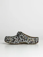 WOMENS CROCS CLASSIC ANIMAL PRNT CLOG - CLEARANCE