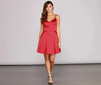 Emme Satin Party Dress