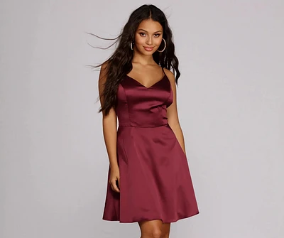 Emme Satin Party Dress