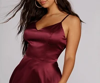 Emme Satin Party Dress