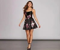 Maria Satin Lace Up Dress